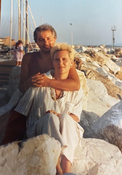 Cinzia Demi con Maurizio