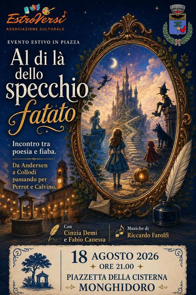 Locandina evento EstroVersi Al di là dello specchio fatato a Monghidoro