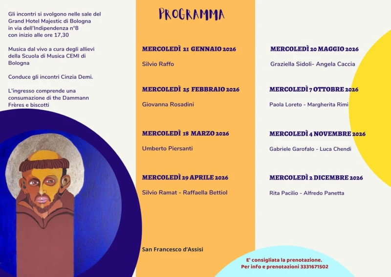 Programma Un Thè con la poesia 7 Ottobre 2026 - Paola Loreto e Margherita Rimi